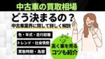 中古車の買取相場どう決まるの