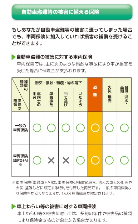 自動車盗難保険