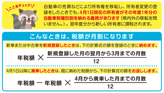 神奈川県自動車税　マイカーと税金　