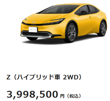 プリウスZ　グレード